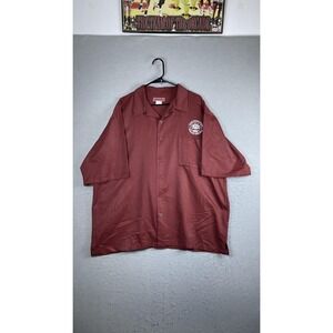 Norman Todd Shirt Mens 3XL Red Harley Owners Group Short Sleeve Button HOG Rally